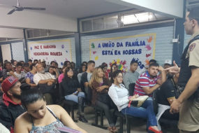 PALESTRAS E OPERAÇÕES CONTRA VIOLÊNCIA MARCAM AÇÕES DO 35º BATALHÃO DA PM NA CIDADE